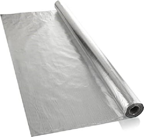 REFLECTIVE MYLAR FILM 4x25 INSULATION ROLL HYDROPONIC WALL GROW 