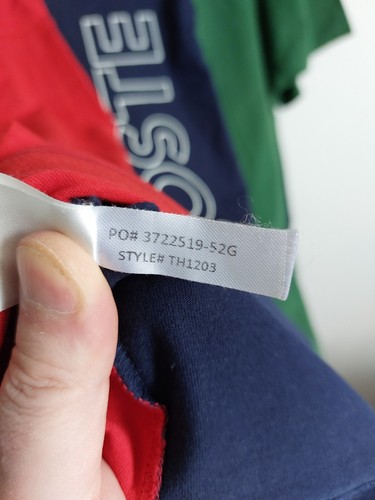 LACOSTE 3XL (SIZE 8) NAVY + RED + GREEN T SHIRT USED VERY GOOD CONDITION - Picture 9 of 12