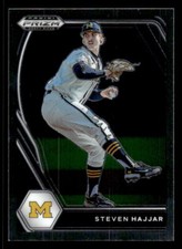 Steven Hajjar 2021 Panini Prizm Draft Picks #PDP61   Michigan Wolverines