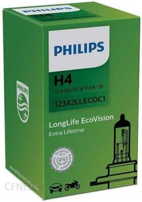 Philips H4 LongLife EcoVision PH-12342LLECOC1 halogen P43t-38