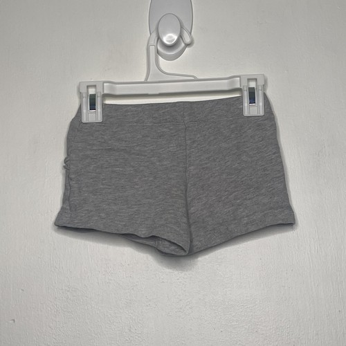 Carters Kid Knit Shorts Girls Size 4-5 Yrs Heather Gray Pull On Elastic Waist - Picture 2 of 4