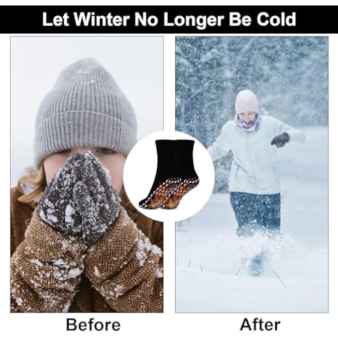 Calze Termiche Outdoor Calze Autoriscaldanti Con Tormalina