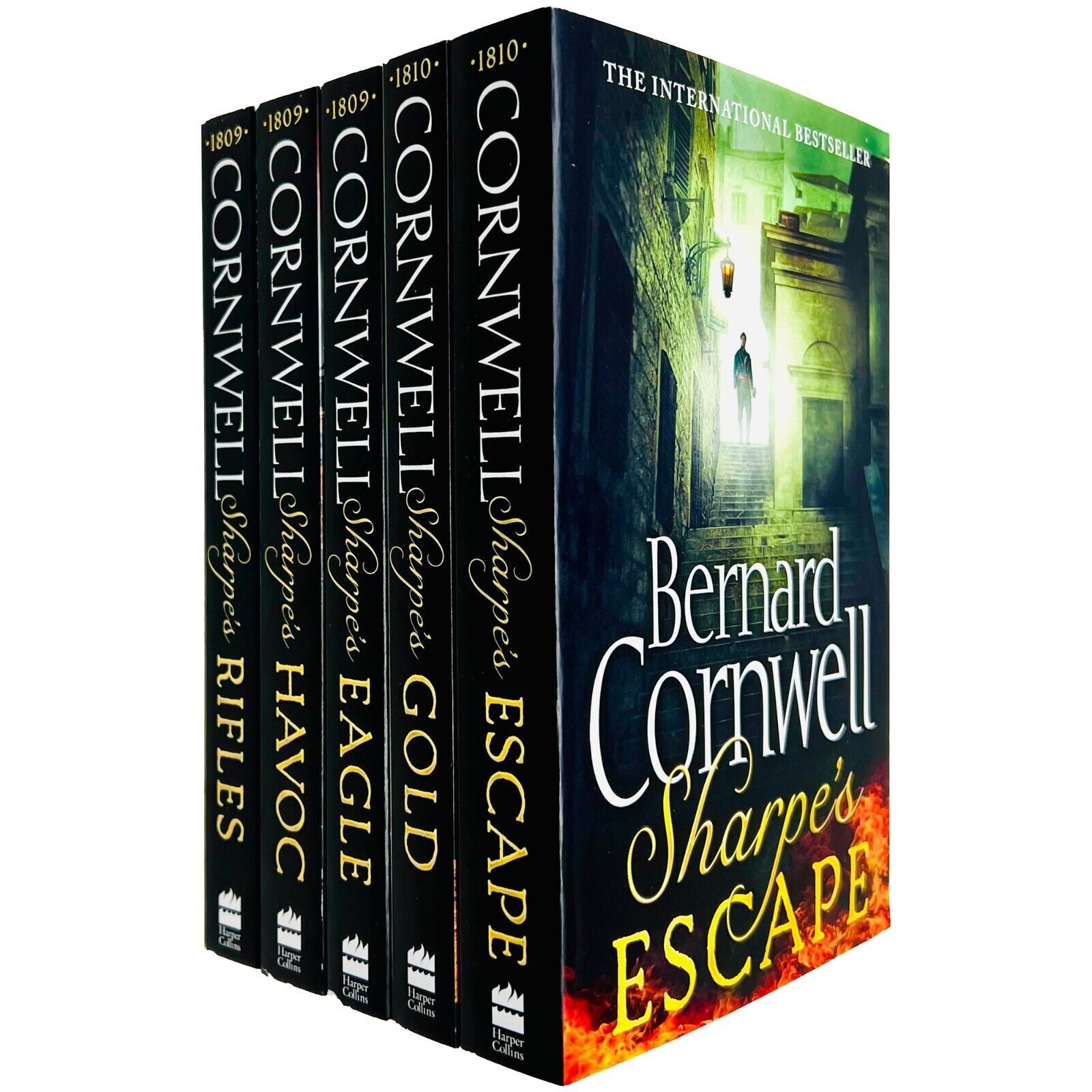 Sharpe Series Books 6-10 Collection Set by Bernard Cornwell Sharpe's Rifles 1809