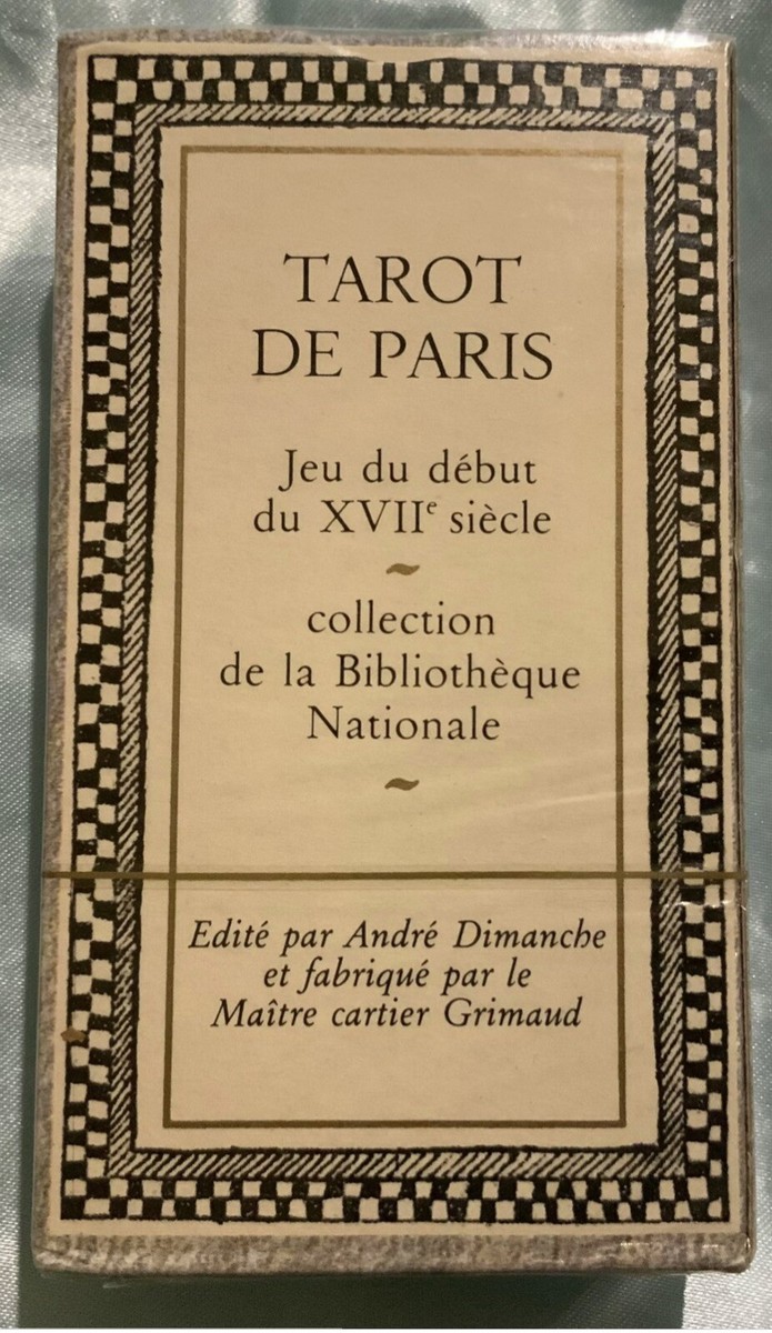 Tarot de Paris Tarot Deck 17th Century Andre Dimanche / Grimaud