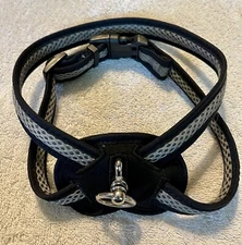 Coastal Pet Size Right Dog Pet Harness Mesh Black Gray Small , 3/4" x 18"-24"