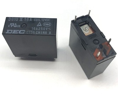 1pc DEC TYPE DG1U-12VDC Power Relay 4Pin 16A 250V #sumaik11