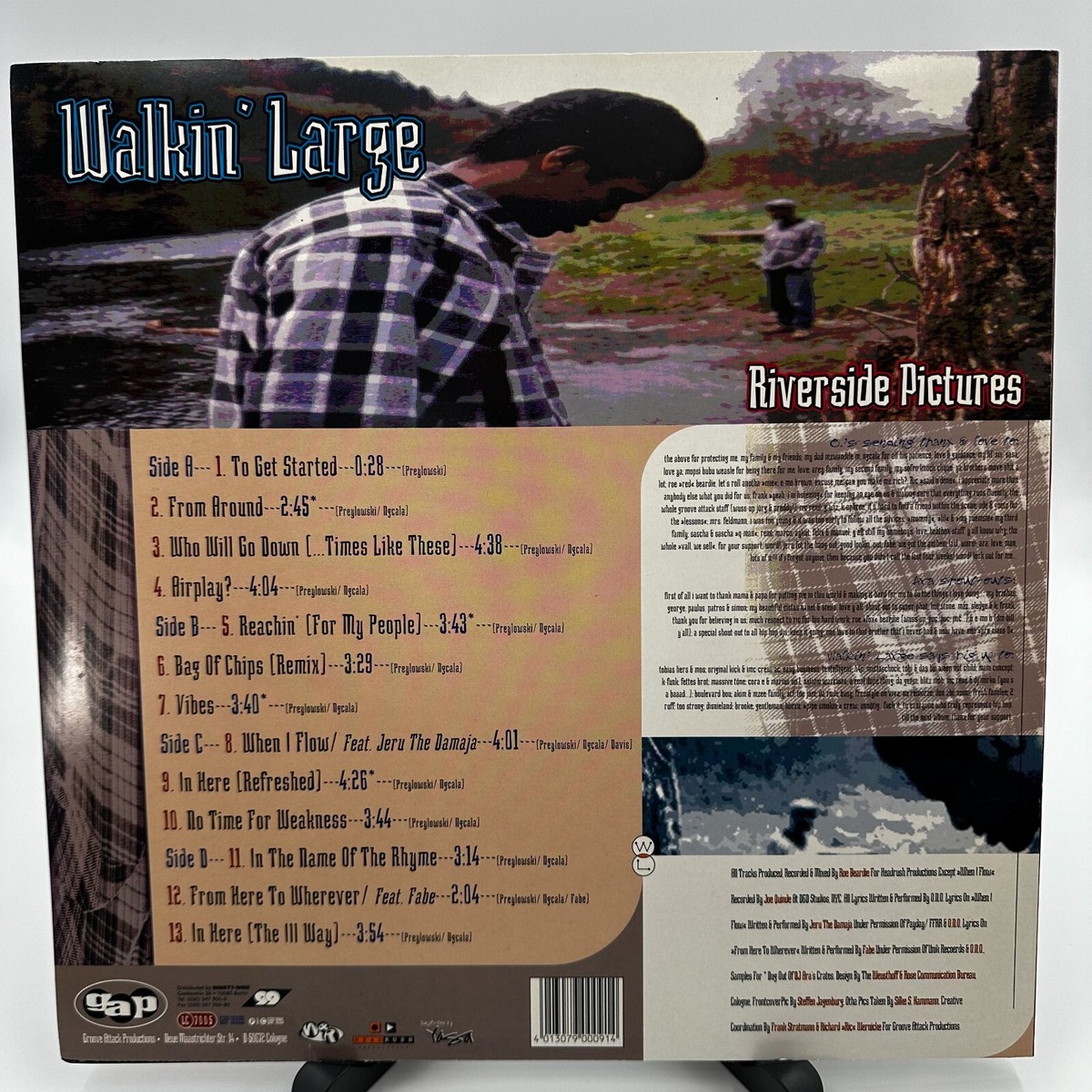 ヒップホップ+ラップ RIVERSIDE PICTURES (2LP) / WALKIN&#39; LARGE Walkin' Large – Riverside Pictures – 3 x Vinyl (LP, Album +