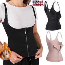 Fajas Reductoras Colombianas Body Shaper Sweat Waist Trainer Tummy Slimming Vest