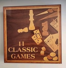 11 Classic Board Games SET Assorted All-In-One Family Games. NEW.