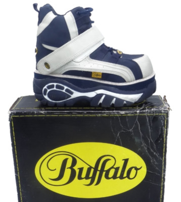 Buffalo Boots Schuhe Vintage Schuhe Silber Damen Sneaker 90er Gr. 39 + Karton