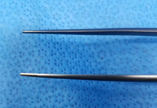 Codman 80-2954 Rhoton Forceps, Bayonet, Titanium, Regular - Picture 2 of 3
