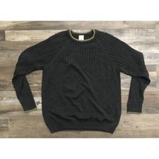 Columbia Mens XL Charcoal Gray Long Sleeve Sweater Pullover