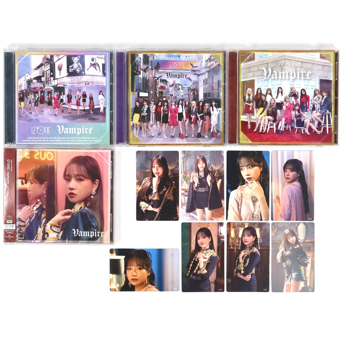 IZ*ONE - Vampire CD + DVD Album 4 Versions + 8 Photocards