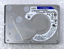 WD BLUE 3TB 2.5" 15MM SATA Hard Drive HDD WD30NPRZ-00YRMT0 800022 *Tested & EUC*