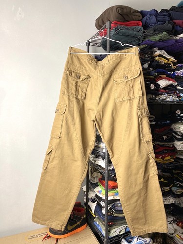 Vintage Cargo Pants Multipocket Military Japan Travis Scott Brown 38 Size - 第 8/14 張圖片