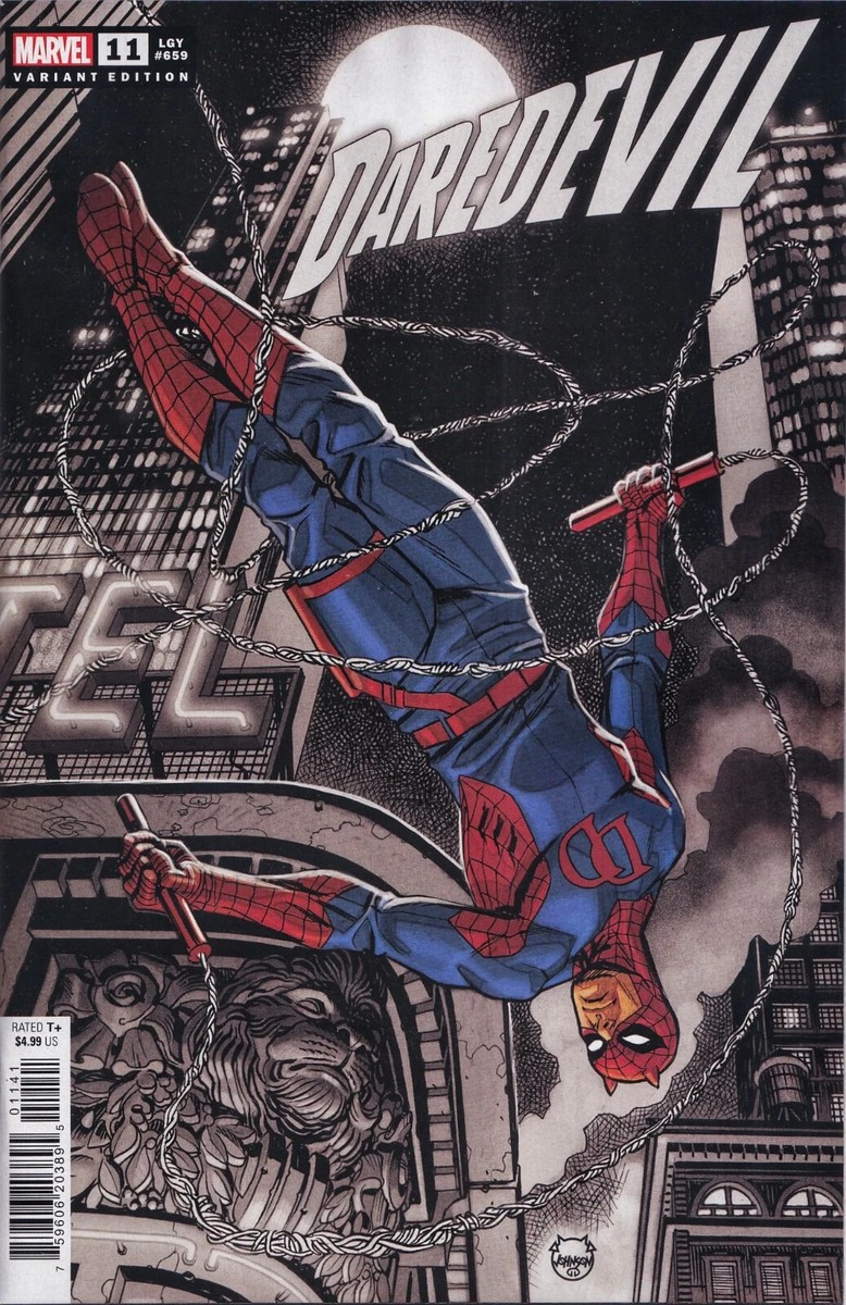 DAREDEVIL #11 (DAVE JOHNSON SPIDER-VERSE VARIANT) COMIC ~ Marvel