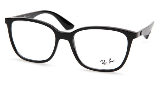 NEW Ray Ban RB 7066 2000 Black EYEGLASSES GLASSES FRAME 54-17-145mm - Picture 3 of 10