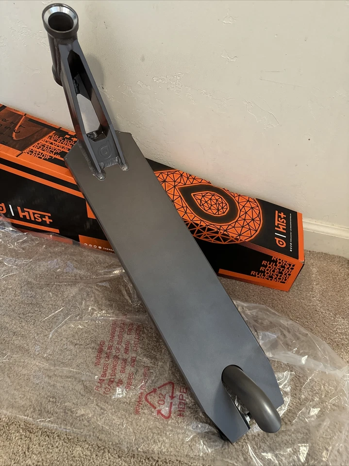 "Plataforma de scooter District HTS+ Park Pro gris titanio 20,5"" 4,9"" nueva en caja" Foto 2 de 4