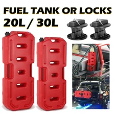 20L 30L Fuel Gas Tank Can Oil Petrol Storage Container Lock SUV ATV Motorcycles