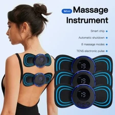 Portable 8 Mode   Cervical Vertebra Massage Patch Neck Rechargeable Massager