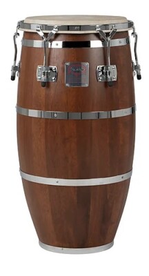 Gon Bops Mariano Conga 11.5'' Conga Drum Mahogany Stain Chrome Hardware | Dealer