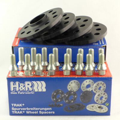 H&R Wheel Spacers 30/40mm Black for BMW 3 Series E30 3/1 3/R