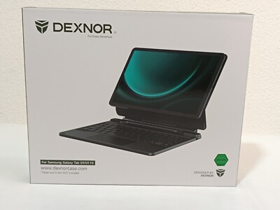 Dexnor Magnetic Keyboard Touchpad,Tastaturhülle für Samsung TabS9/S9FE_1,21_6