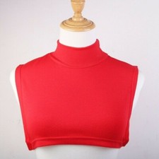 Unisex Kunst Rollkragen Dickey Kragen Freizeit Halb Top Mock Bluse Hals Hülle