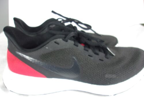 Nike Revolution 5 Running/Athletic BLACK/RED BQ3204-003 Mens Shoe Size 7 EUC! - Picture 3 of 8