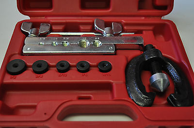 Automotive Accessories Cal-Van Tools 163 Double Flaring Tool 45 Degree Swaging Tool Kit with Tension Tube Cutter Heavy Duty Automotive Accessories Cal-Van Tools 163 Double Flaring Tool 45 Degree Swaging Tool Kit with Tension Tube Cutter Heavy Duty