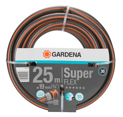 Gardena Premium SuperFLEX Schlauch 19 mm (3/4''), 25 m Gartenschlauch 
