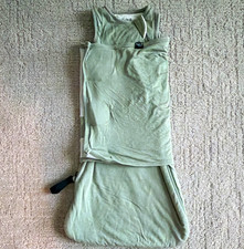 Kyte Baby Swaddler Sleep Sack, XS, 1.0 Tog, Green Bamboo, Unisex
