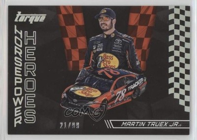 2017 Panini Torque Horsepower Heroes Holo Silver 21/99 Martin Truex Jr #HH22 5r6