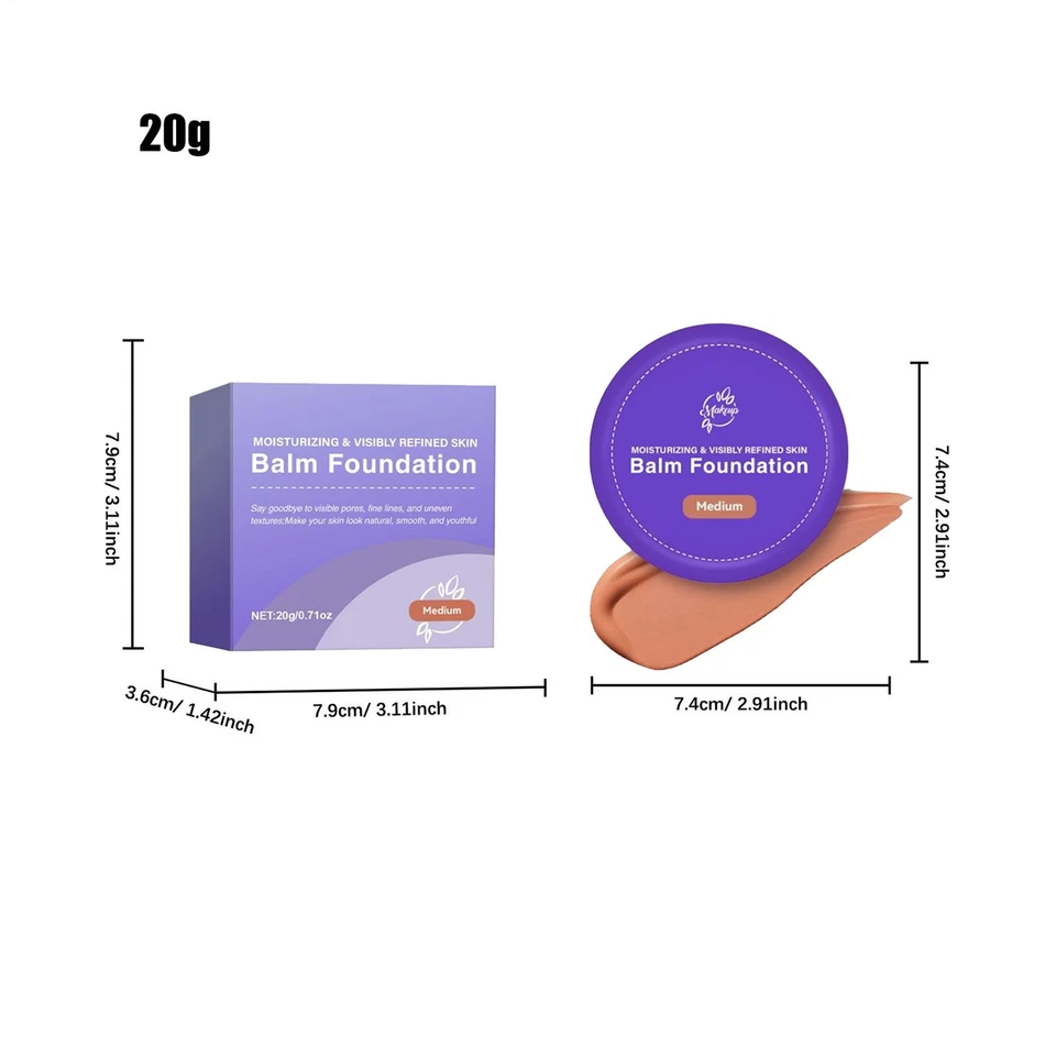 Peptide Bounce Balm Foundation For Mature Skin Natural Medium Buildable Coverage - Image 3 of 4