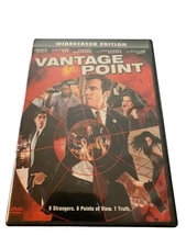Vantage Point DVD Widescreen Edition 2008 Dennis Quaid Thriller Action Movie