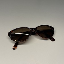 Maui Jim Polarized MJ 158 10 Tortoise Brown Oval Sunglasses Japan READ