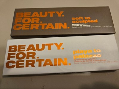 BEAUTY FOR CERTAIN Soft To Sculpted  & Playa to palazzo NIB Eye and contour