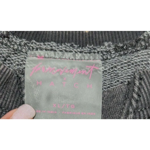 Free People FP Movement x Hatch Intercept Black Oversized Maternity Pullover, XL - Picture 10 of 11