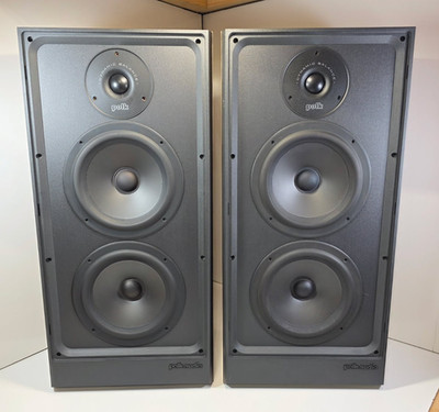 Vintage Pair of Polk Audio Model S6 Speakers -Fully Tested - Very Good Condition