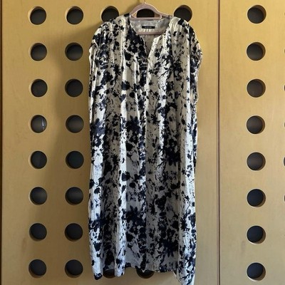 pas de calais Silk 100 Floral Print Shoulder Unknown Chest 62cm Length 103cm