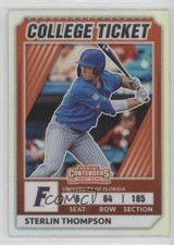 2022 Elite Extra Edition College Tickets Optic Holo Prizm Sterlin Thompson v1x