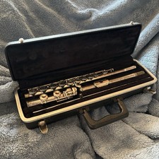 Vintage 1972 Bundy Selmer USA Flute Model 1206 Serial 571694