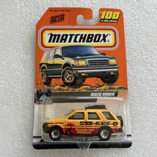 Matchbox Isuzu Rodeo 100 Chase 1st Edition 2000 Logo