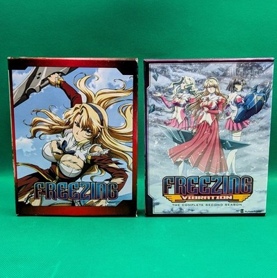 Freezing Season 1 & 2 Blu-ray/DVD Box Set 8 Disc Anime Collection-Free Shipping