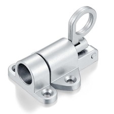 5 Packs Silvery Self-Closing Latches  Spring Bolt Latch  Spring Door