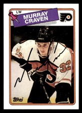 1988 Topps Hockey #79 Murray Craven Signed Autograph (no COA)