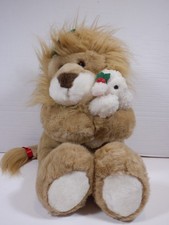 The Lion And Lamb - Christmas Stuffed Toy - 1994 Commonwealth Toy Dayton Hudson