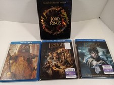 Lord Of The Rings Trilogy And Hobbit Trilogy Blu Ray 