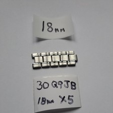 SEIKO  LINKS  FOR  18MM   Stainless steel inner size 8mm. 30Q9JB