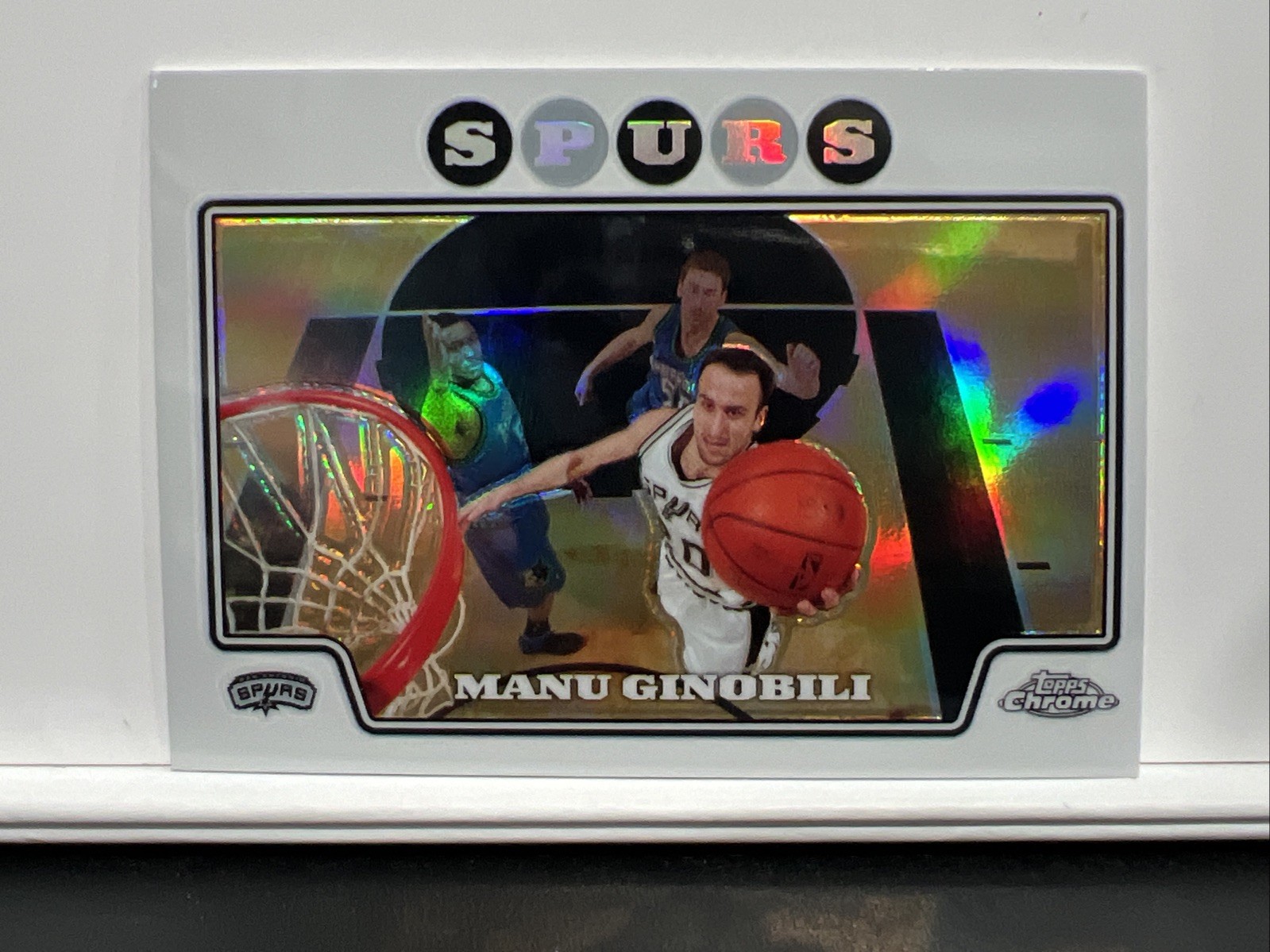 2008-09 Topps Chrome - Manu Ginobili #63 Refractor